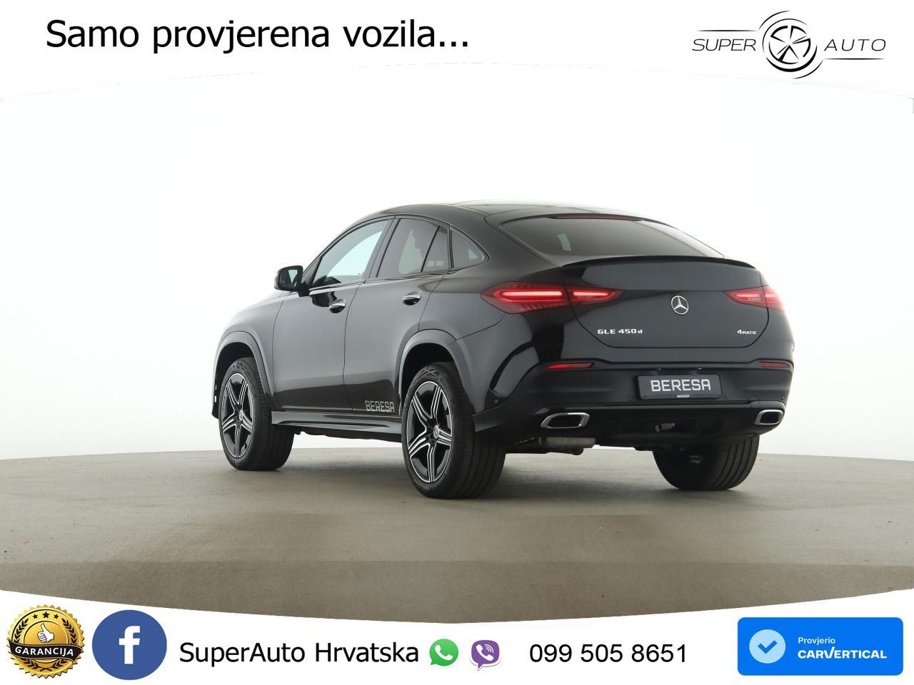 Mercedes GLE Coupe 450d (367 KS) EQ Boost 4MATIC 9G-TRONIC AMG LED+GR, fotografija 4