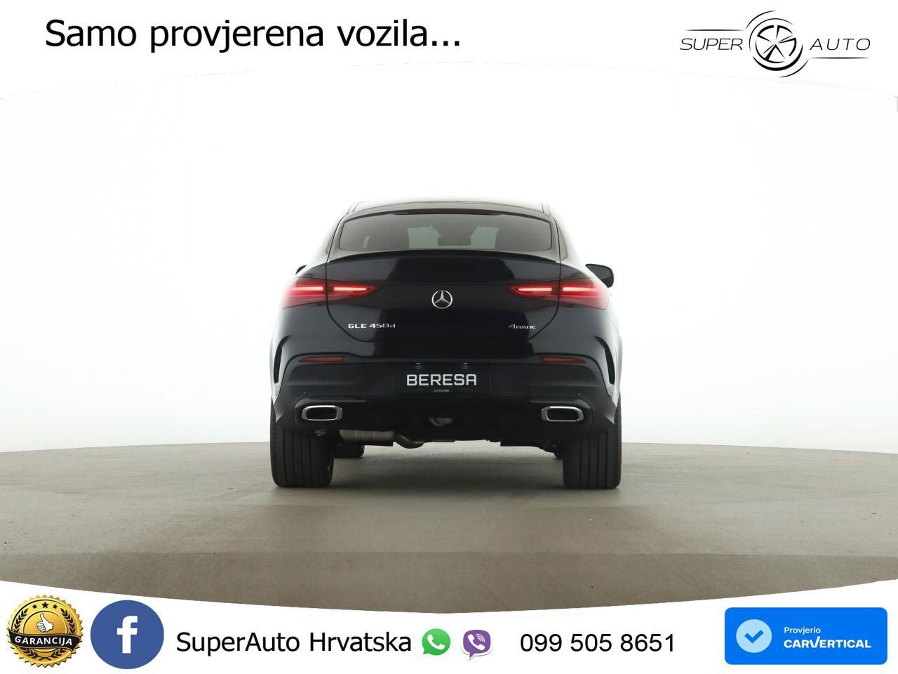 Mercedes GLE Coupe 450d (367 KS) EQ Boost 4MATIC 9G-TRONIC AMG LED+GR, fotografija 5