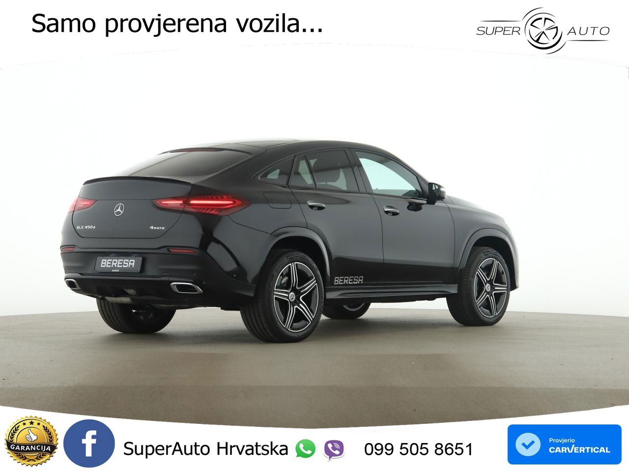 Mercedes GLE Coupe 450d (367 KS) EQ Boost 4MATIC 9G-TRONIC AMG LED+GR, fotografija 6