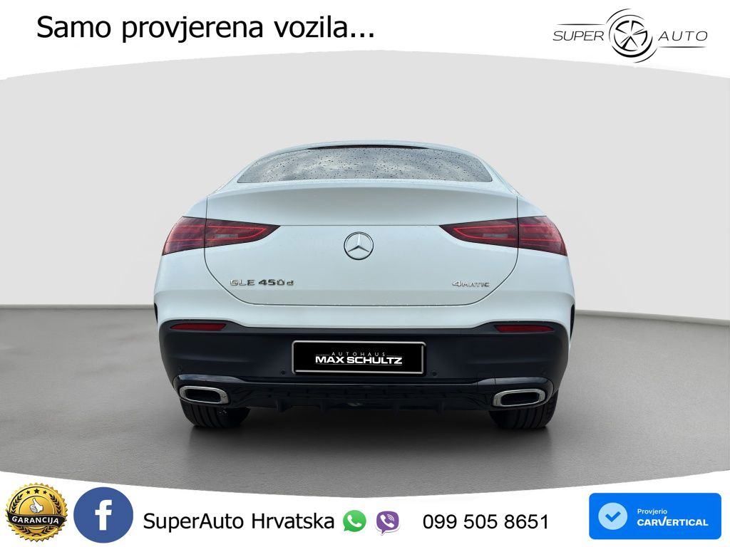 Mercedes GLE Coupe 450d (367 KS) EQ Boost 4MATIC 9G-TRONIC LED+GR SJED, fotografija 4