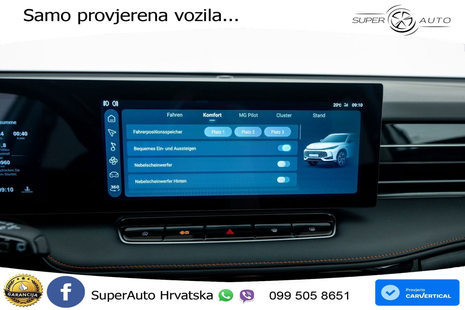MG HS 1.5T Aut. Luxury 299 KS, LED+ACC+ASIST+GR SJED+360+VIRT+PDC, fotografija 18