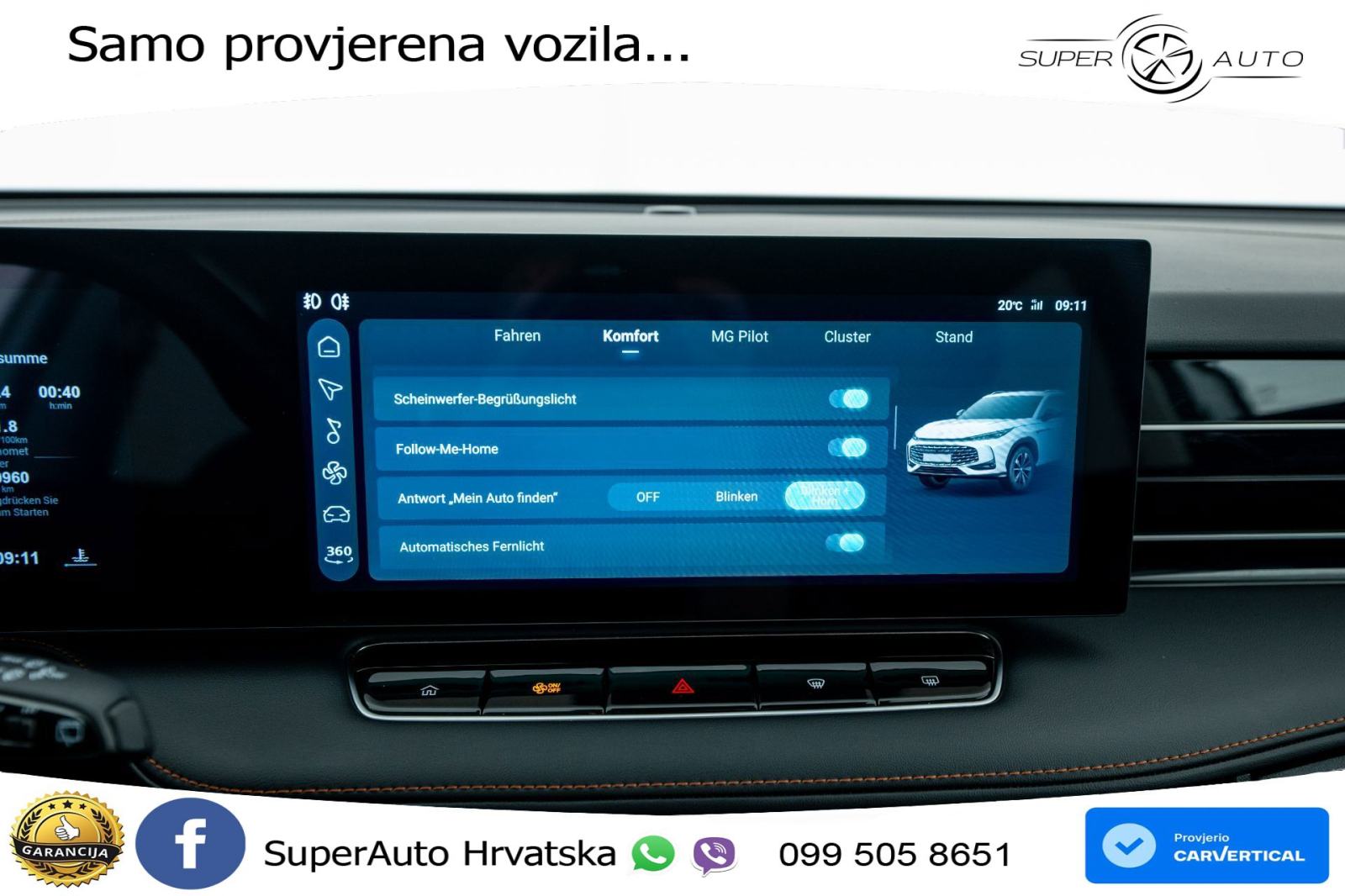 MG HS 1.5T Aut. Luxury 299 KS, LED+ACC+ASIST+GR SJED+360+VIRT+PDC, fotografija 19