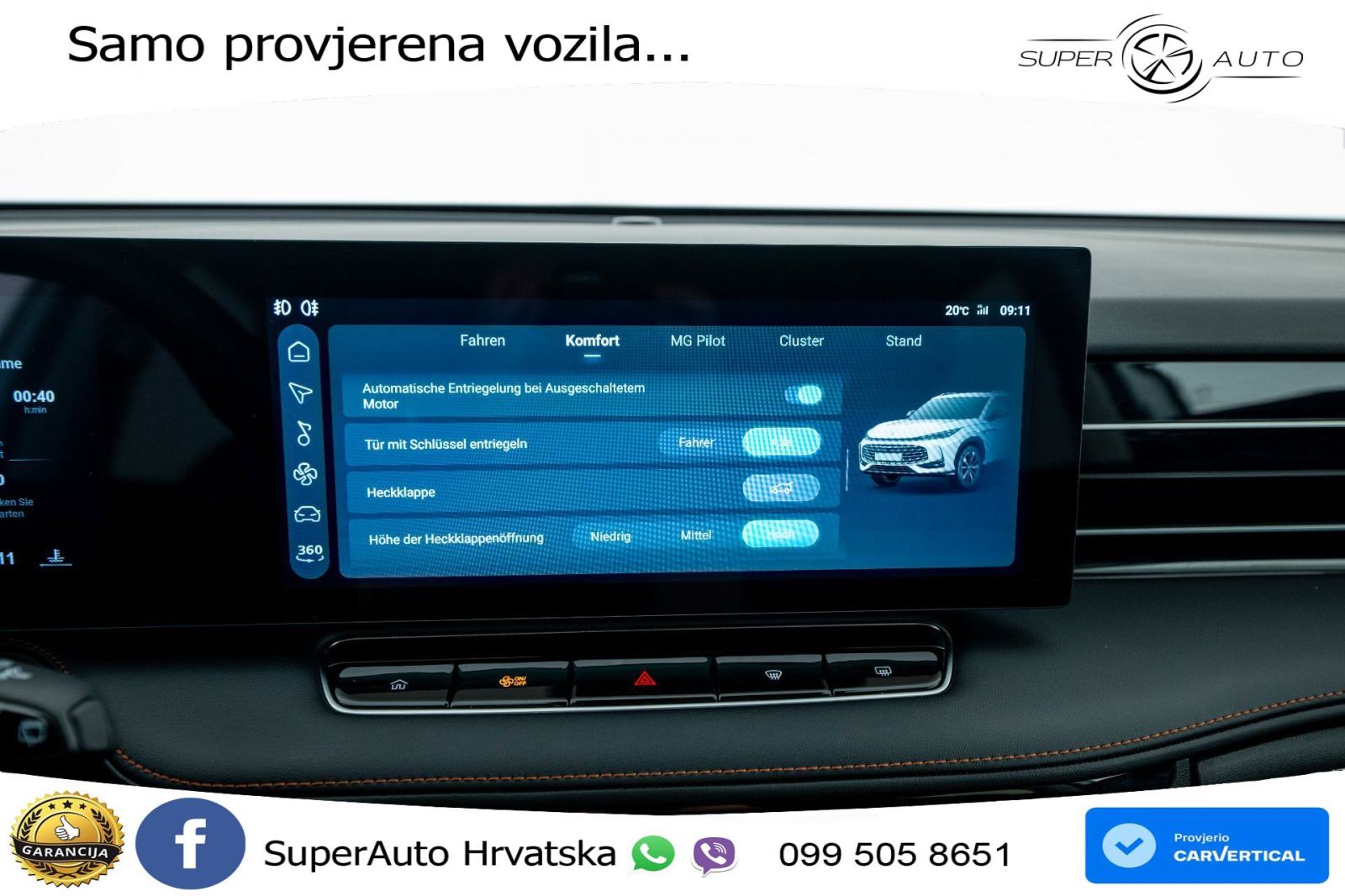 MG HS 1.5T Aut. Luxury 299 KS, LED+ACC+ASIST+GR SJED+360+VIRT+PDC, fotografija 20