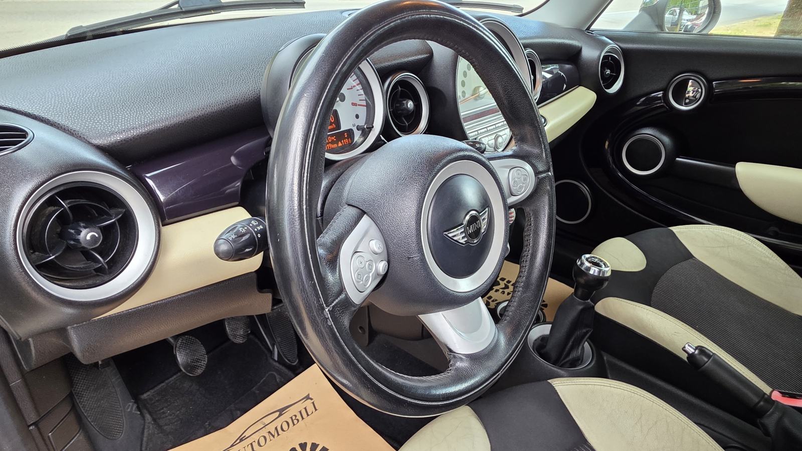 MINI ONE 1.4, reg 12/2026, klima, koža, servisna, tempo, alu, ODLIČAN, fotografija 13