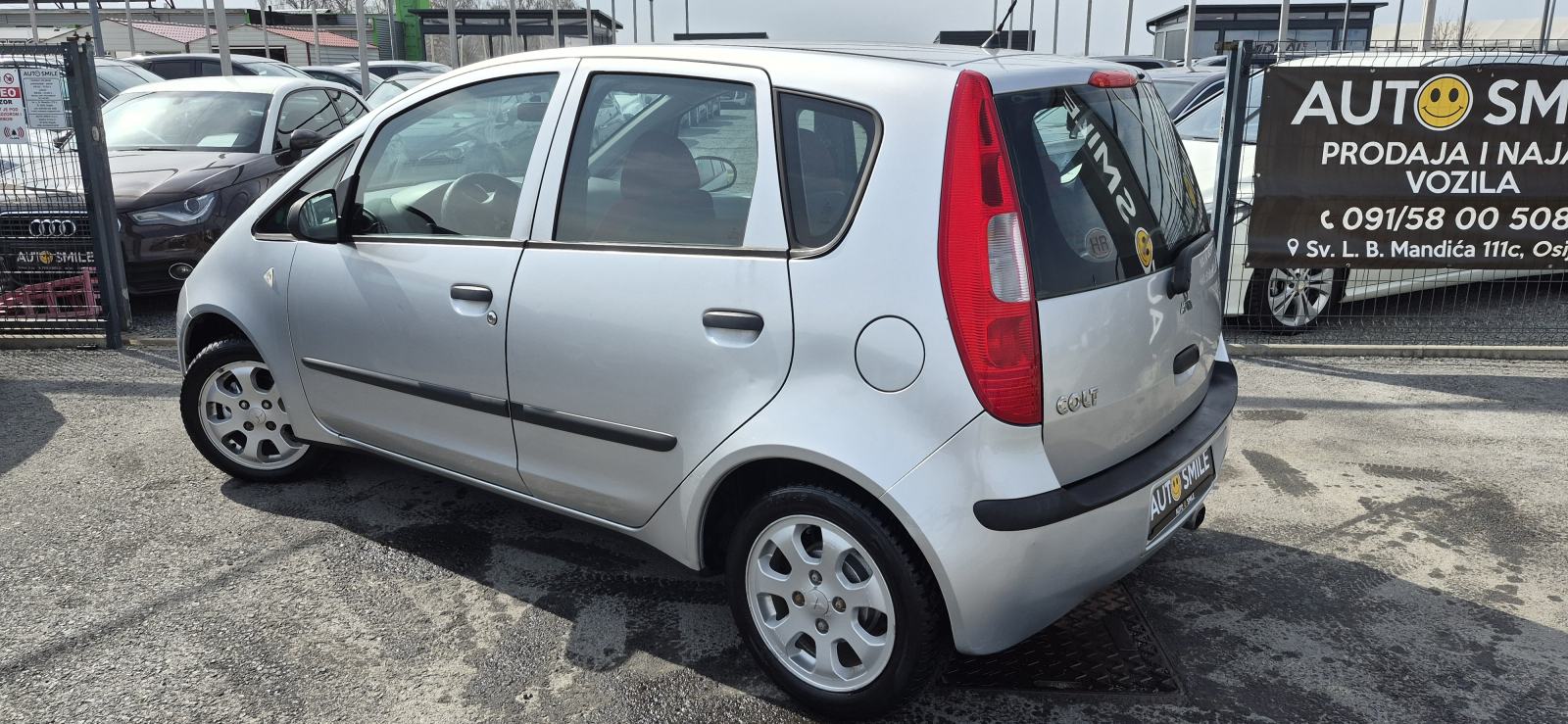 Mitsubishi Colt 1,3B, HR AUTO, 5 BRZINA, KLIMA, EL.PODIZAČI, ALU.., pogled izvana - slika 4