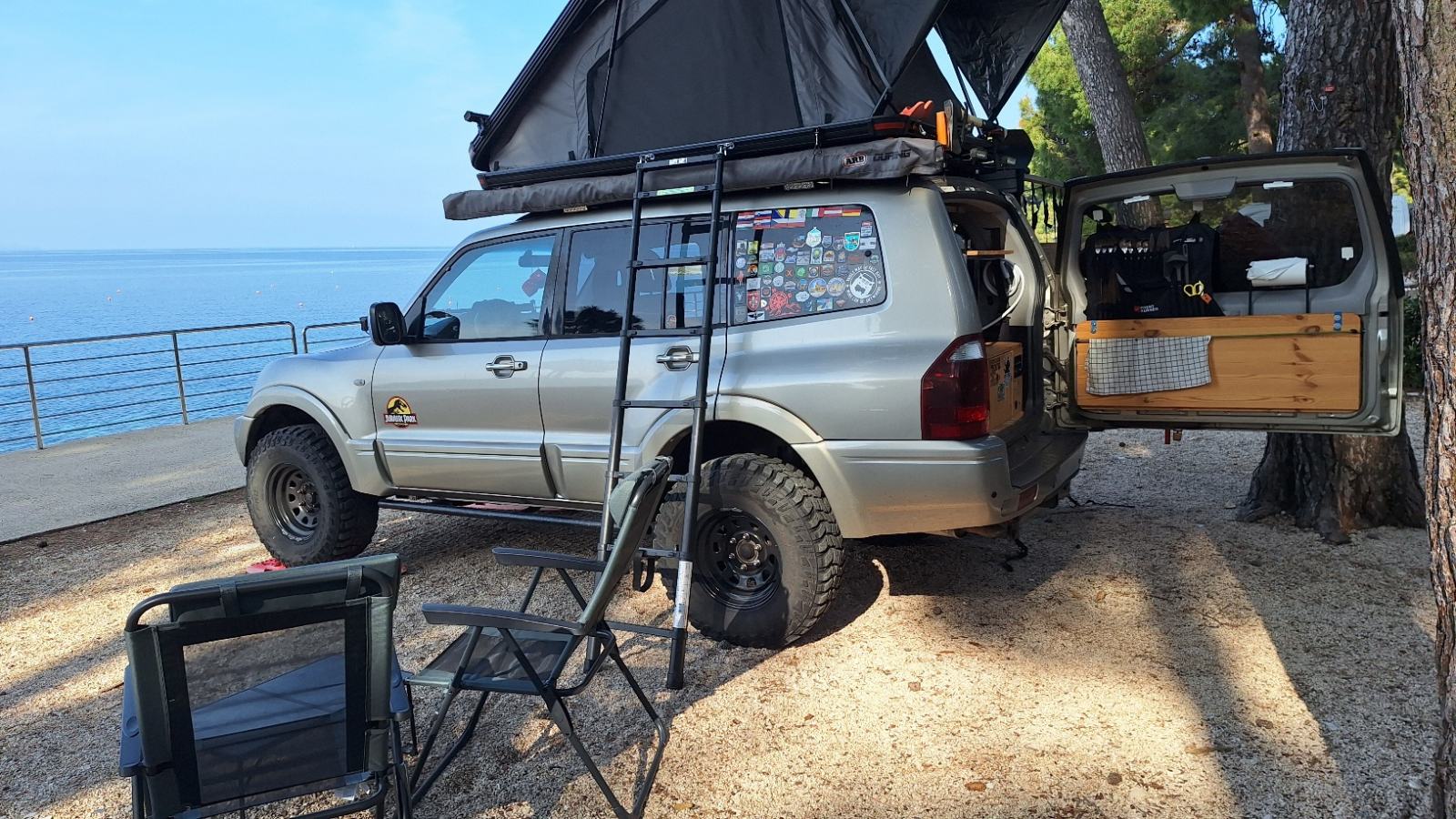 Mitsubishi Pajero 3.2 did, overland, krovni šator, fotografija 9