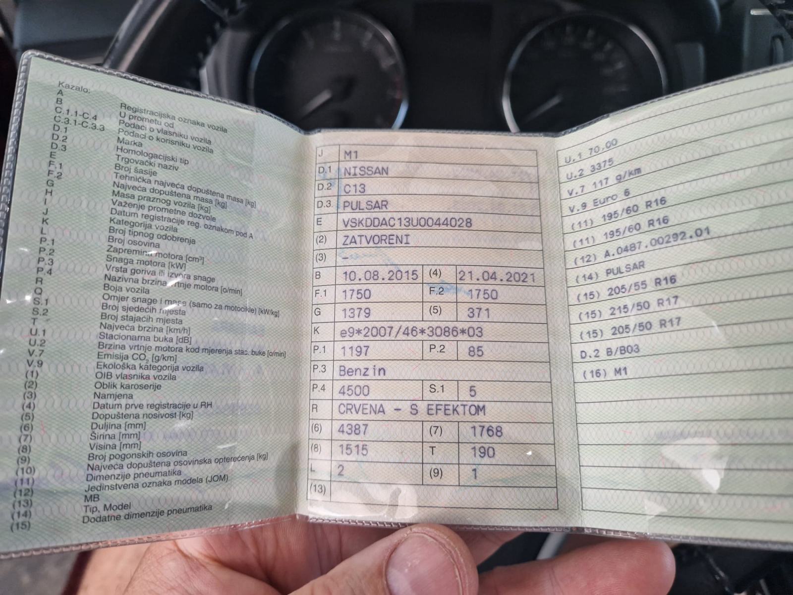 Nissan Pulsar 1,2 DIG-T, fotografija 15