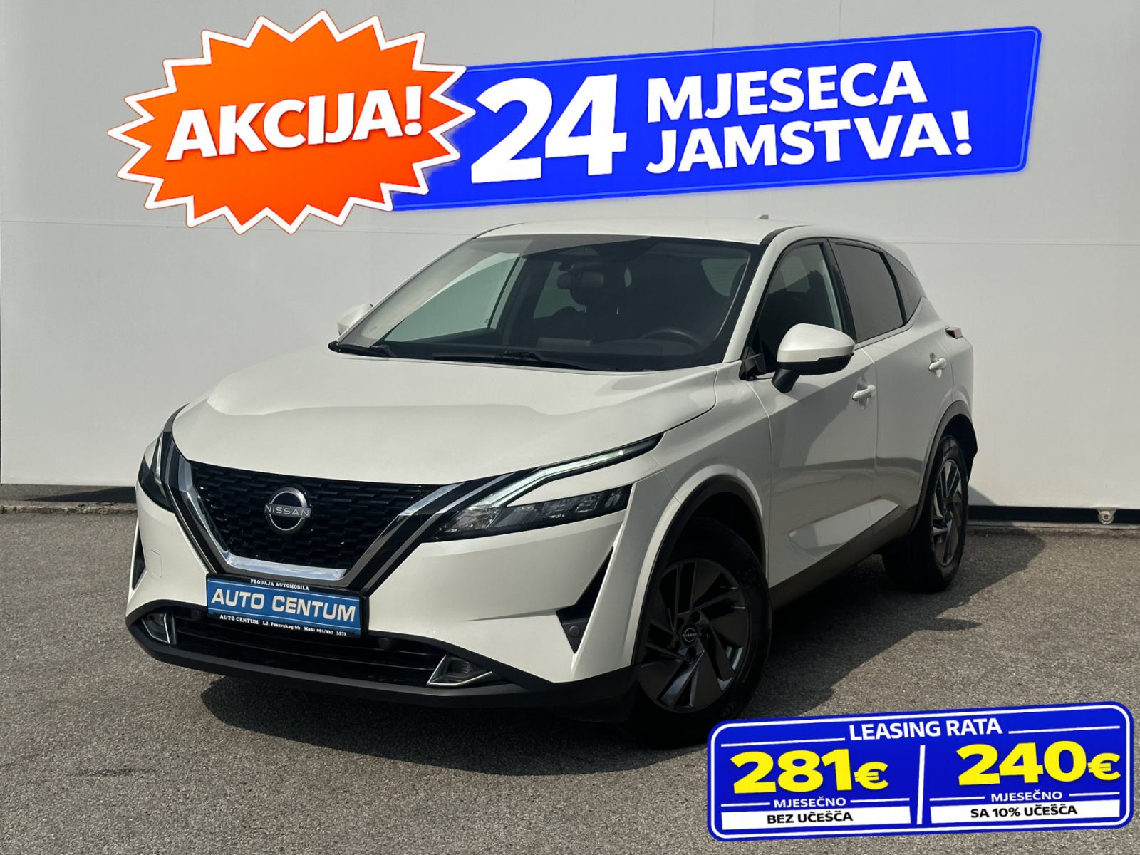 Nissan Qashqai 1.3 BUSINESS XTRONIC | 24MJ JAMSTVA | U PDV-U, fotografija 1