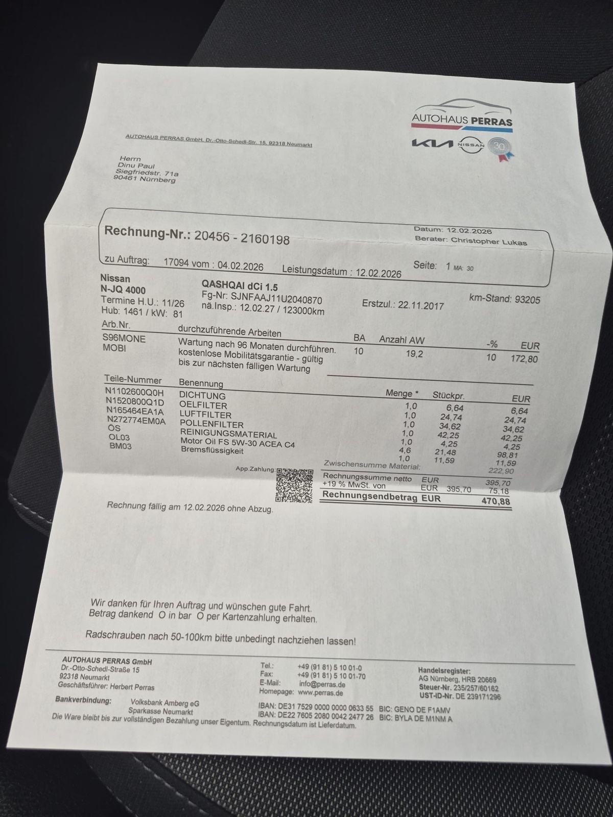 Nissan Qashqai 1,5 dCi N-Conecta, fotografija 10