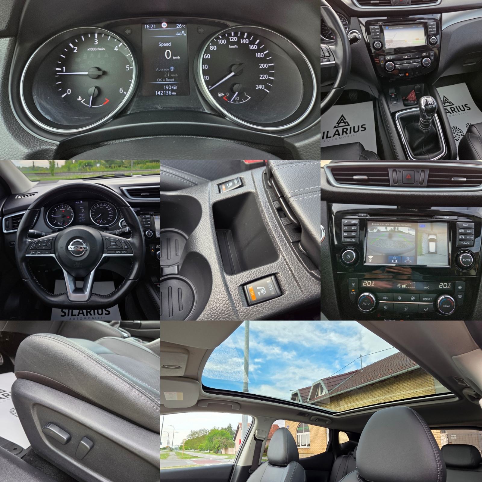 Nissan Qashqai 1.5dCi TEKNA-142TKM-JAMSTVO 12MJ-LED,360,PANO-VEL.SERV., fotografija 14