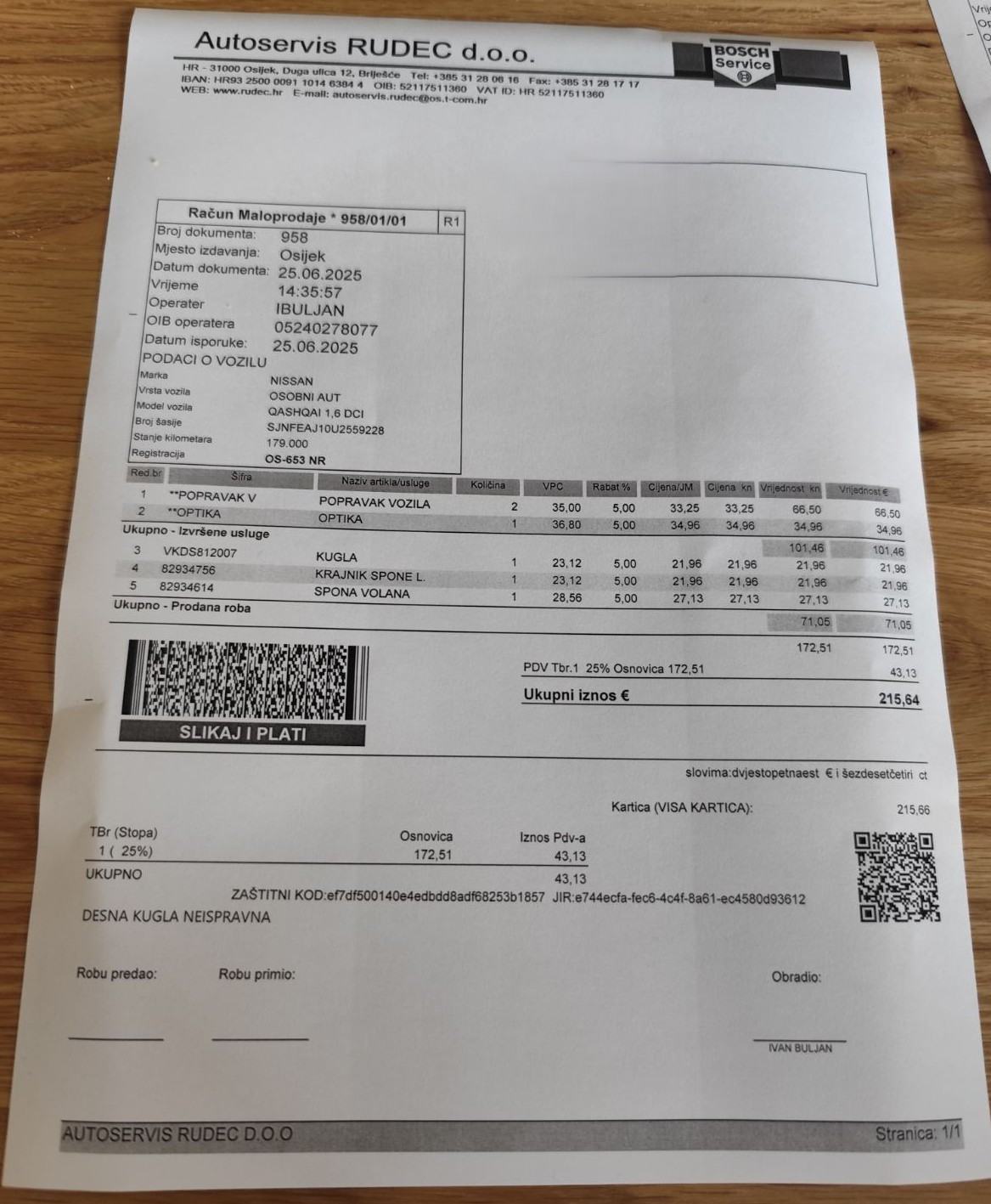 Nissan Qashqai 1,6 dCi,Panorama ,360,Tekna ,Registriran godinu dana.., fotografija 14