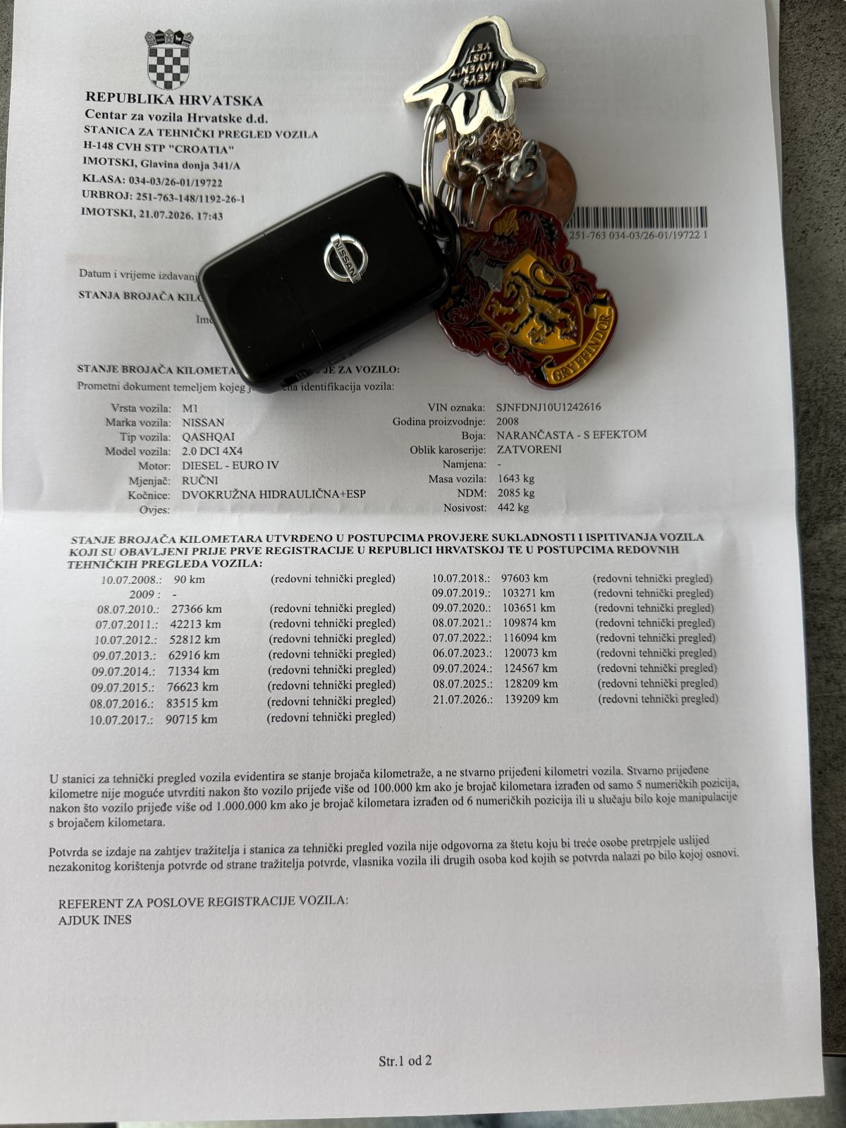 Nissan Qashqai 2,0 dCi-4x4-REG 7/27–HITNO, fotografija 17