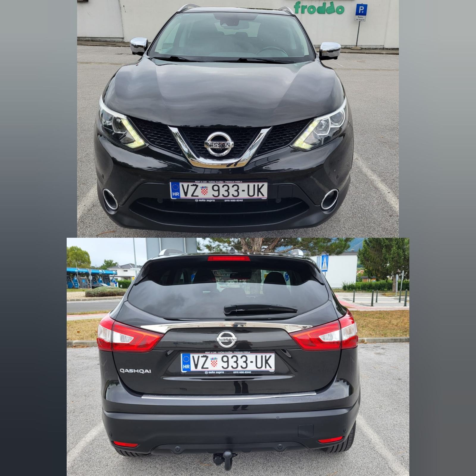 Nissan Qashqai 1.6dci, 4x4 TEKNA,105 TKM,REG.G.DANA,360°KAMERA, fotografija 16
