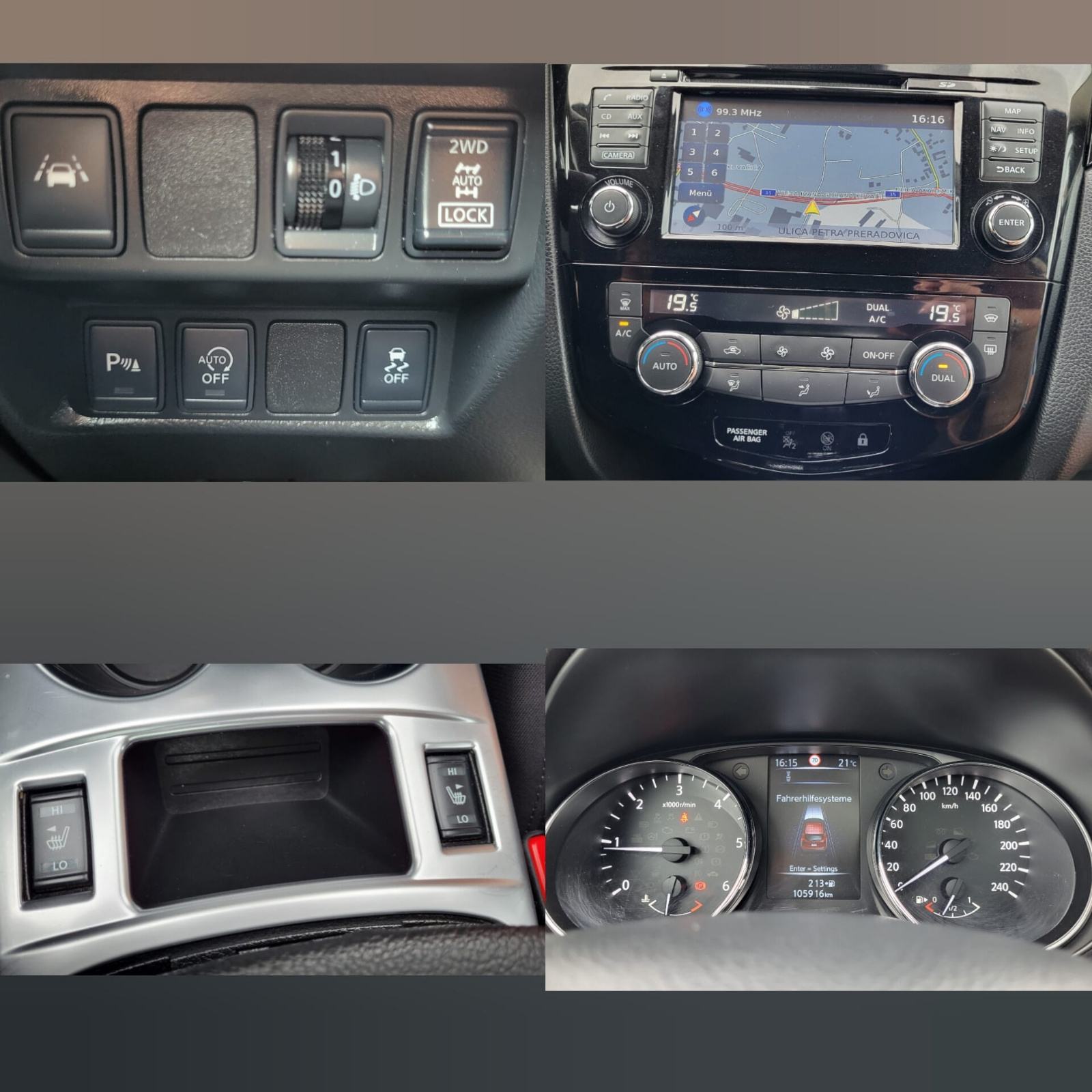 Nissan Qashqai 1.6dci, 4x4 TEKNA,105 TKM,REG.G.DANA,360°KAMERA, fotografija 18