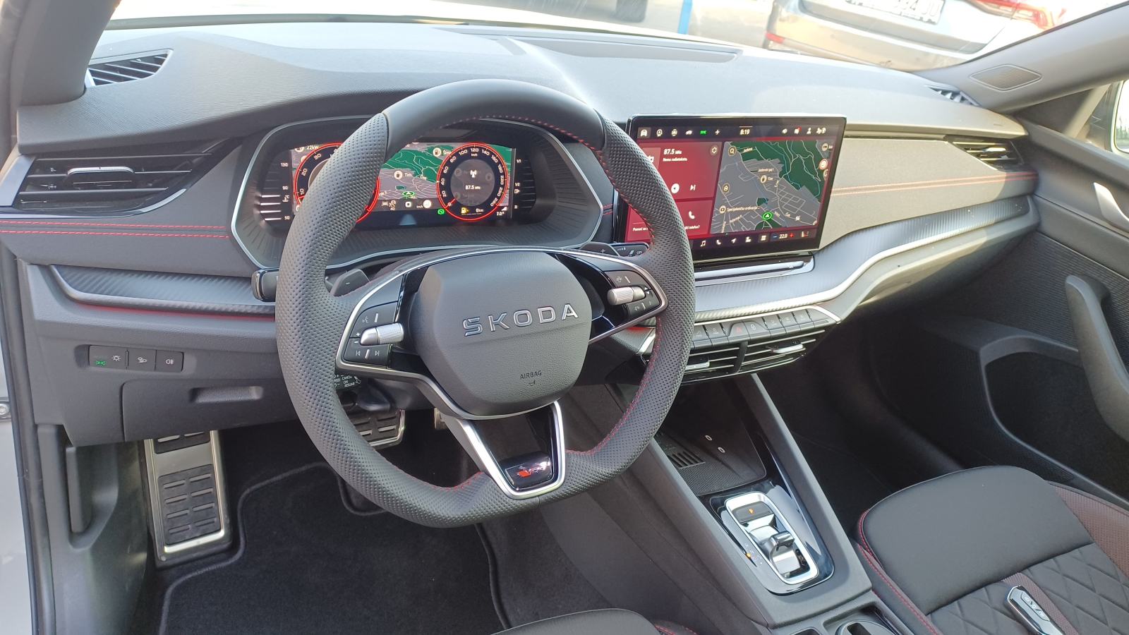 OCTAVIA FL RS 2.0 TSI DSG 195 kw,VIRT,MATRIX LED,360 KAM,ACC,DCC,19", fotografija 12