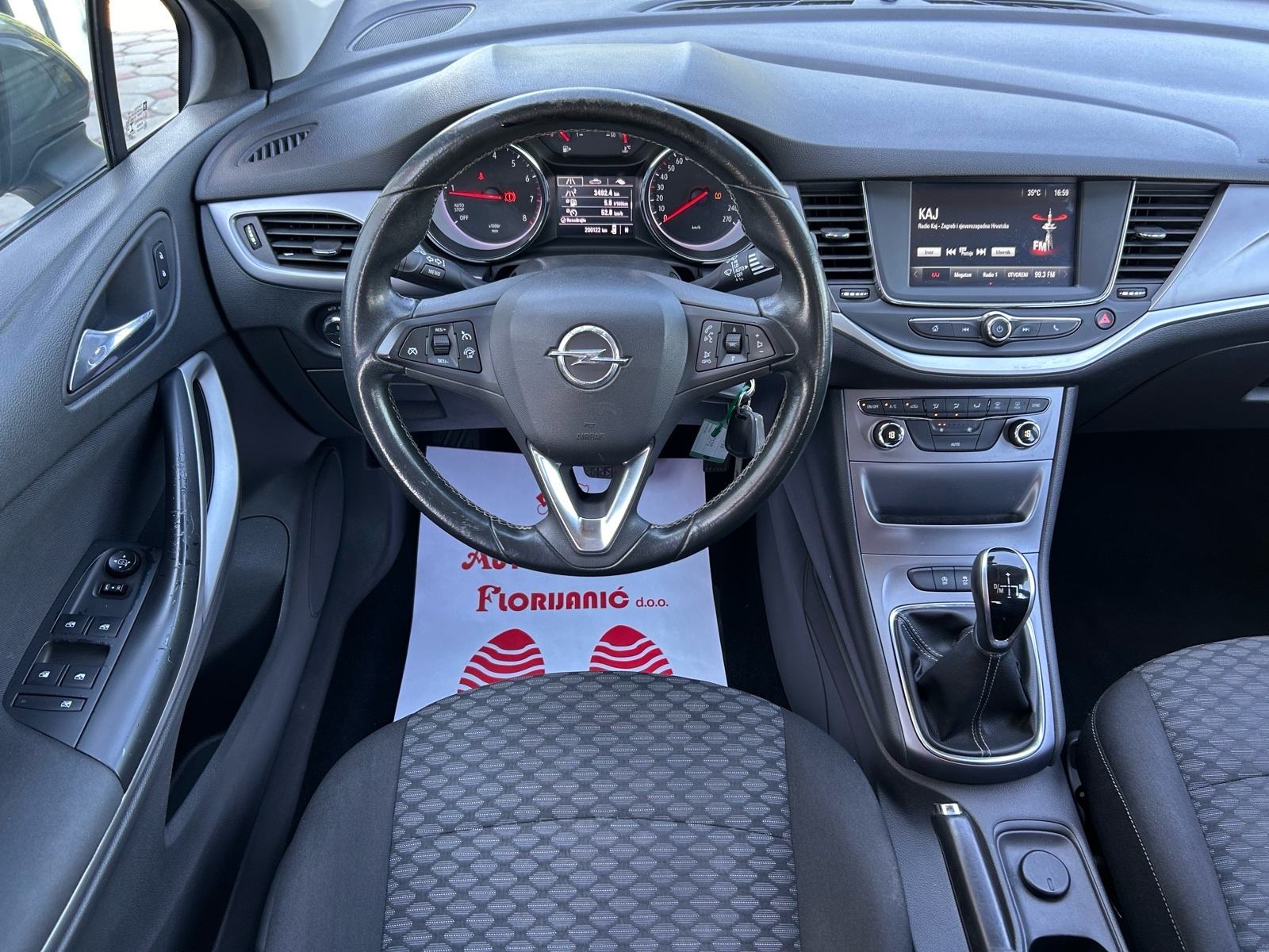 Opel Astra 1,0 Turbo 2017.,AUTOMATIK, HR VOZILO, GARANCIJA, 7300 €, fotografija 8