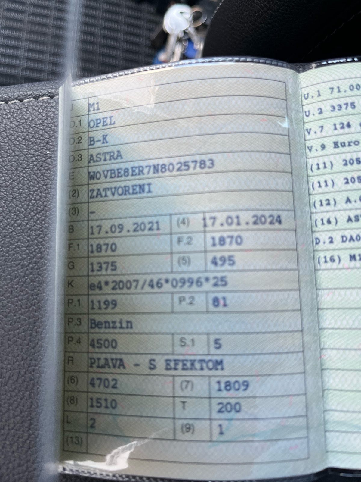 Opel Astra 1,2 Turbo, fotografija 7