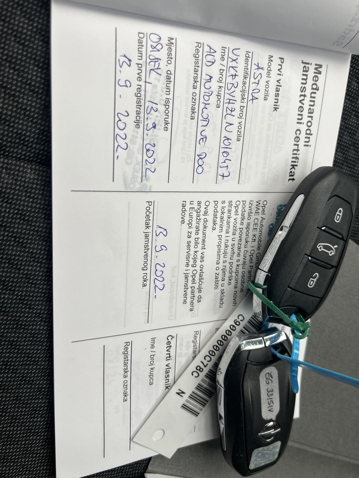 Opel Astra 1,5 D 1.VL Nije uvoz Jamstvo 1G 59000 KM, fotografija 20