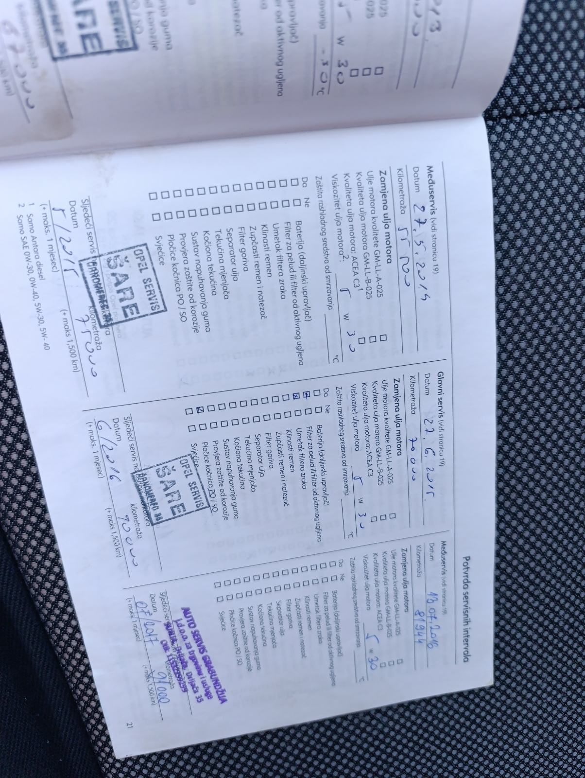 Opel Astra 1,6 16V, fotografija 14