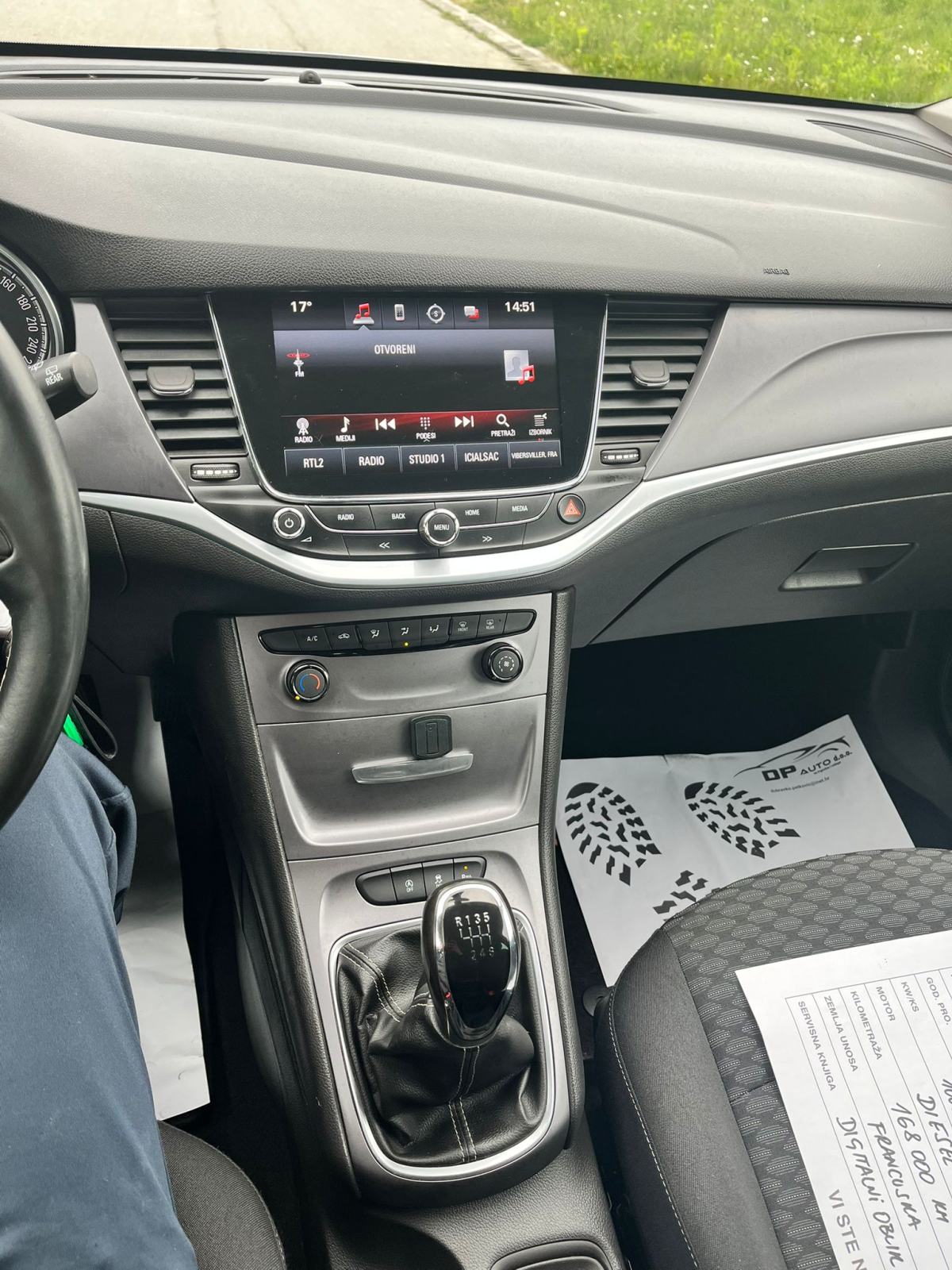 Opel Astra 1,6 CDTI-2017god.md-NAVIGACIJA-168tkm,xenon,senzori,KARTICE, fotografija 14