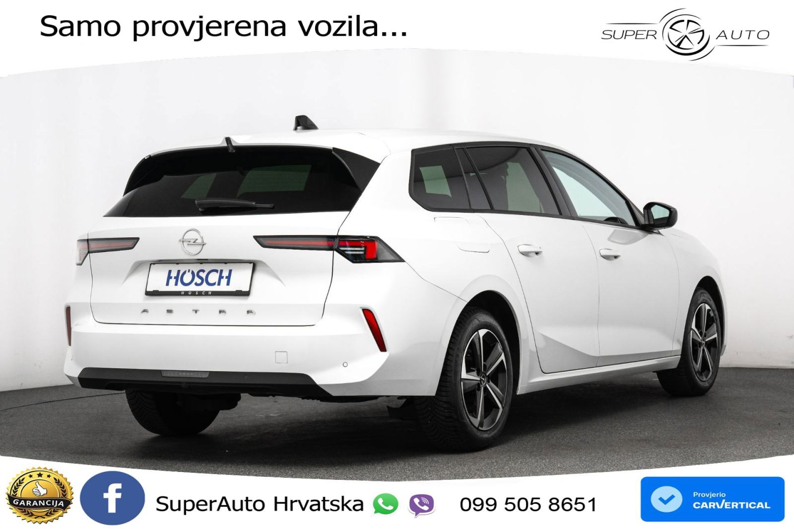 Opel Astra ST 1.5d Aut. 131 KS, LED+ACC+GR SJED+KUKA+VIRT+PDC, fotografija 5