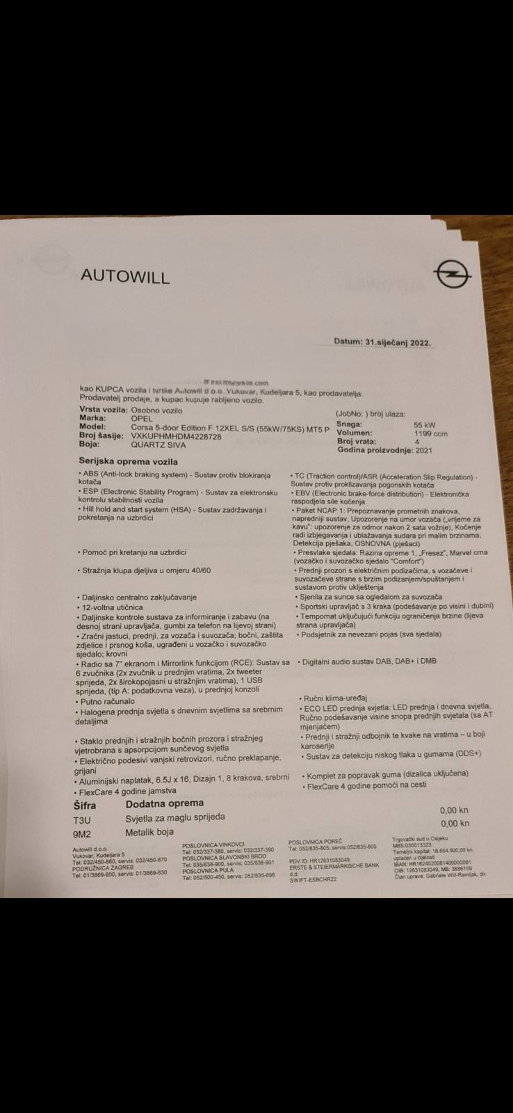 Opel Corsa 1,2, fotografija 19