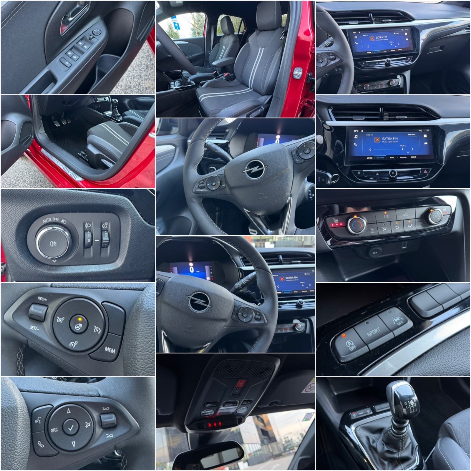 Opel Corsa 1,2 Turbo GS Line+ **NIJE UVOZ,2xKLJUČA,ORIGINA KM,74 KW**, fotografija 18