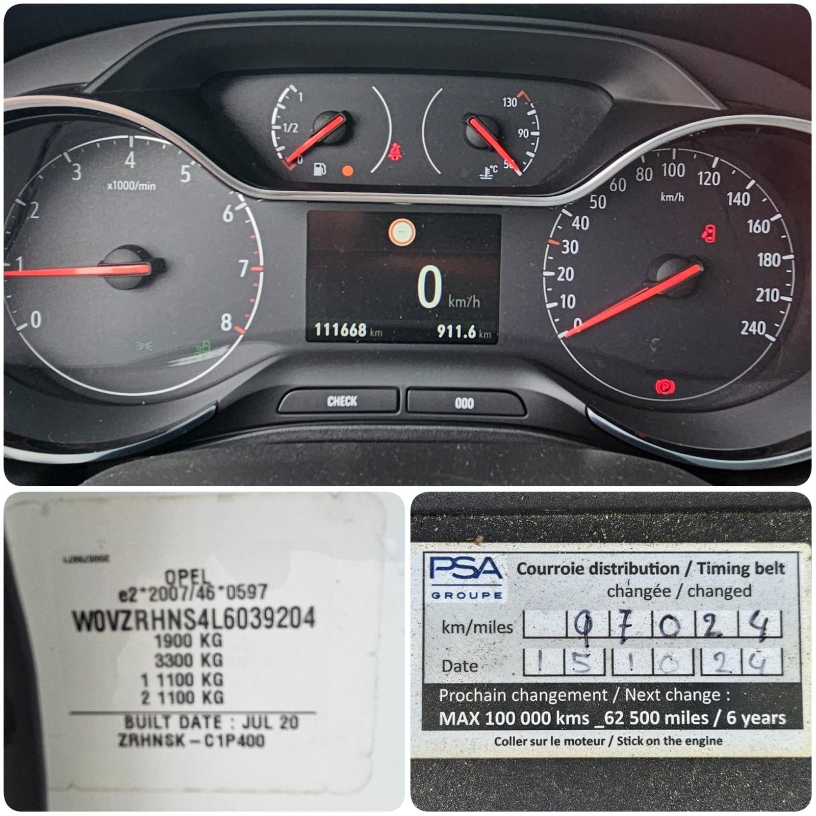 Opel grandland 1,2 turbo led navi veliki servis nove gume, fotografija 14