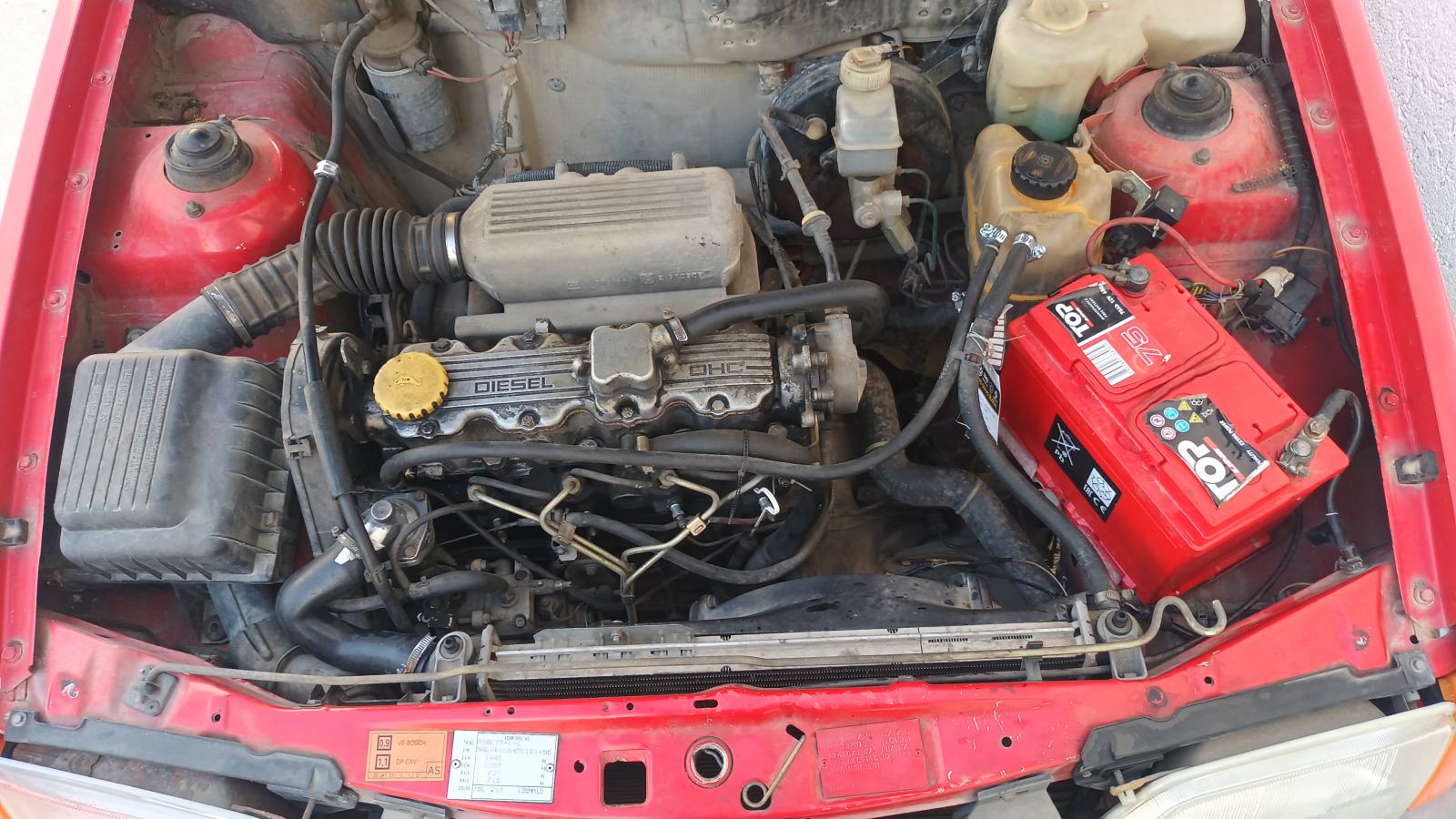 Opel Kadett Jaje 1.7 DIESEL, fotografija 17