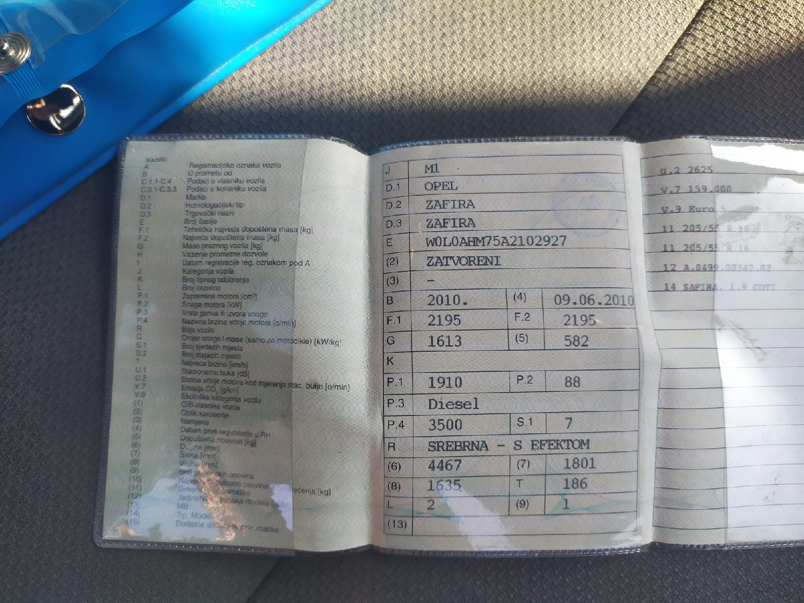 Opel Zafira 1,9 CDTI, fotografija 3