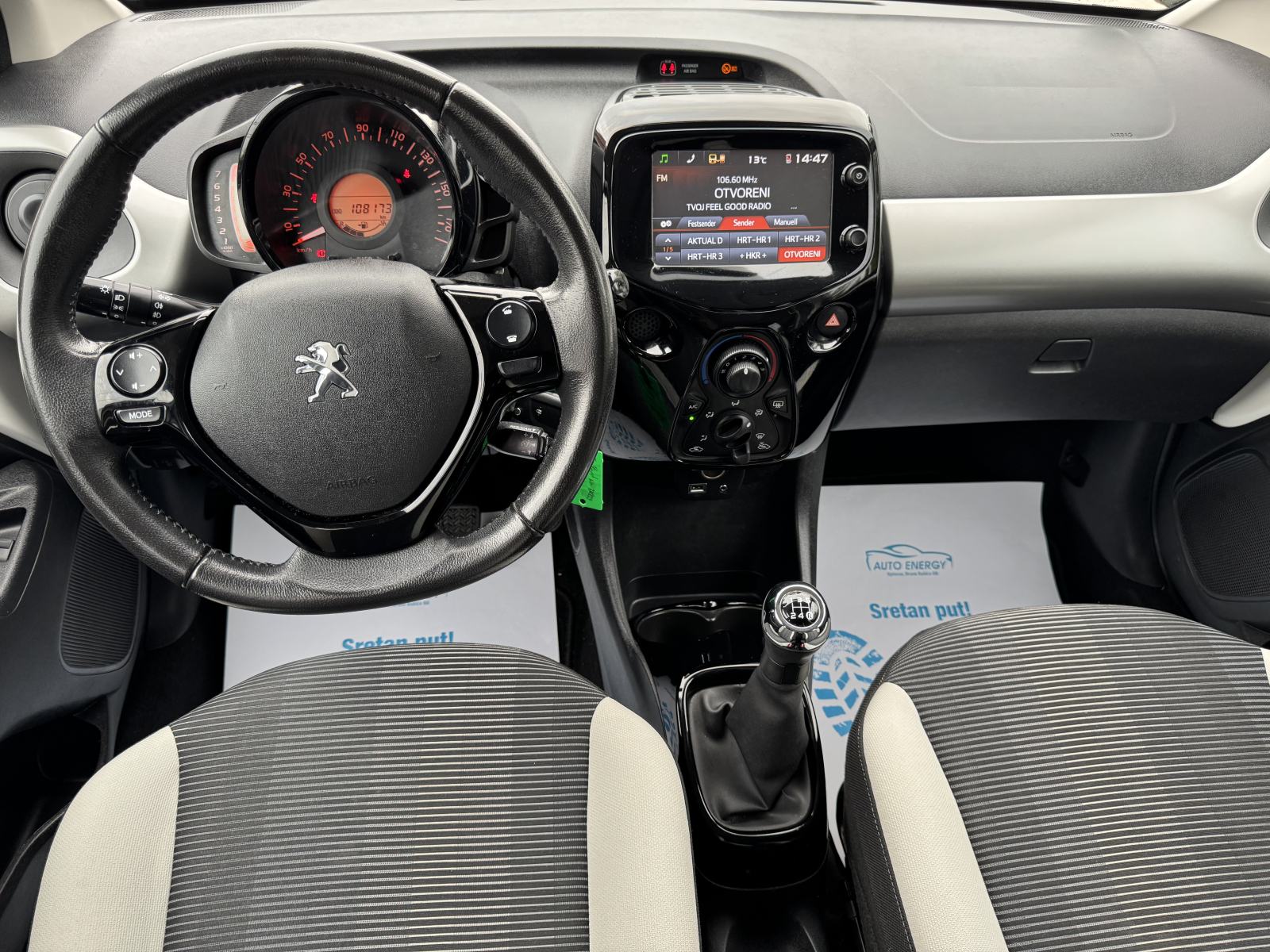 Peugeot 108 1,2 ⭐ Allure ⭐ El. krov, Klima, Veliki servis, fotografija 11