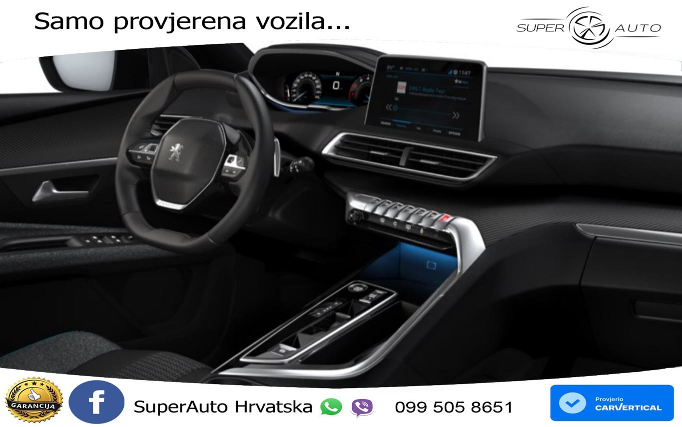 NOVO Peugeot 3008 1.2 PT EAT8 Active Pack 131 KS, LED+GR SJED+KAM+TEM, fotografija 4