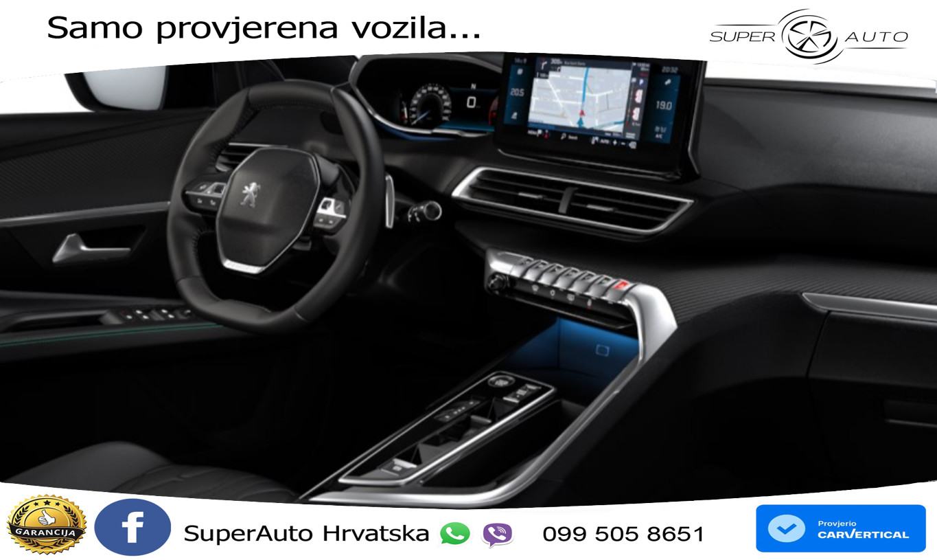 NOVO Peugeot 3008 1.2 PT EAT8 Allure Pack 131 KS, LED+TEM+GR SJED+360+, fotografija 4