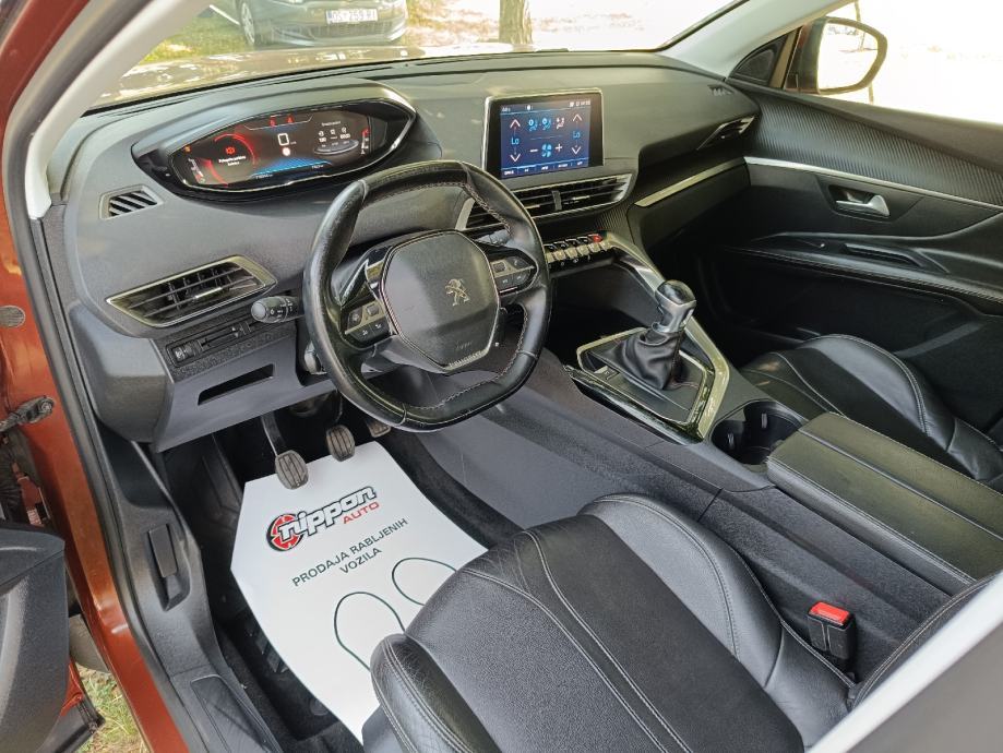 Peugeot 3008 1,5HDI LEASING RATA 285€ - NAVI - KOŽA - 1VL - SERVISNA, fotografija 10