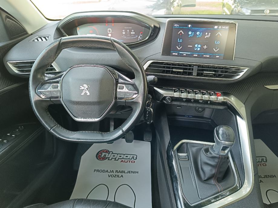 Peugeot 3008 1,5HDI LEASING RATA 285€ - NAVI - KOŽA - 1VL - SERVISNA, fotografija 12