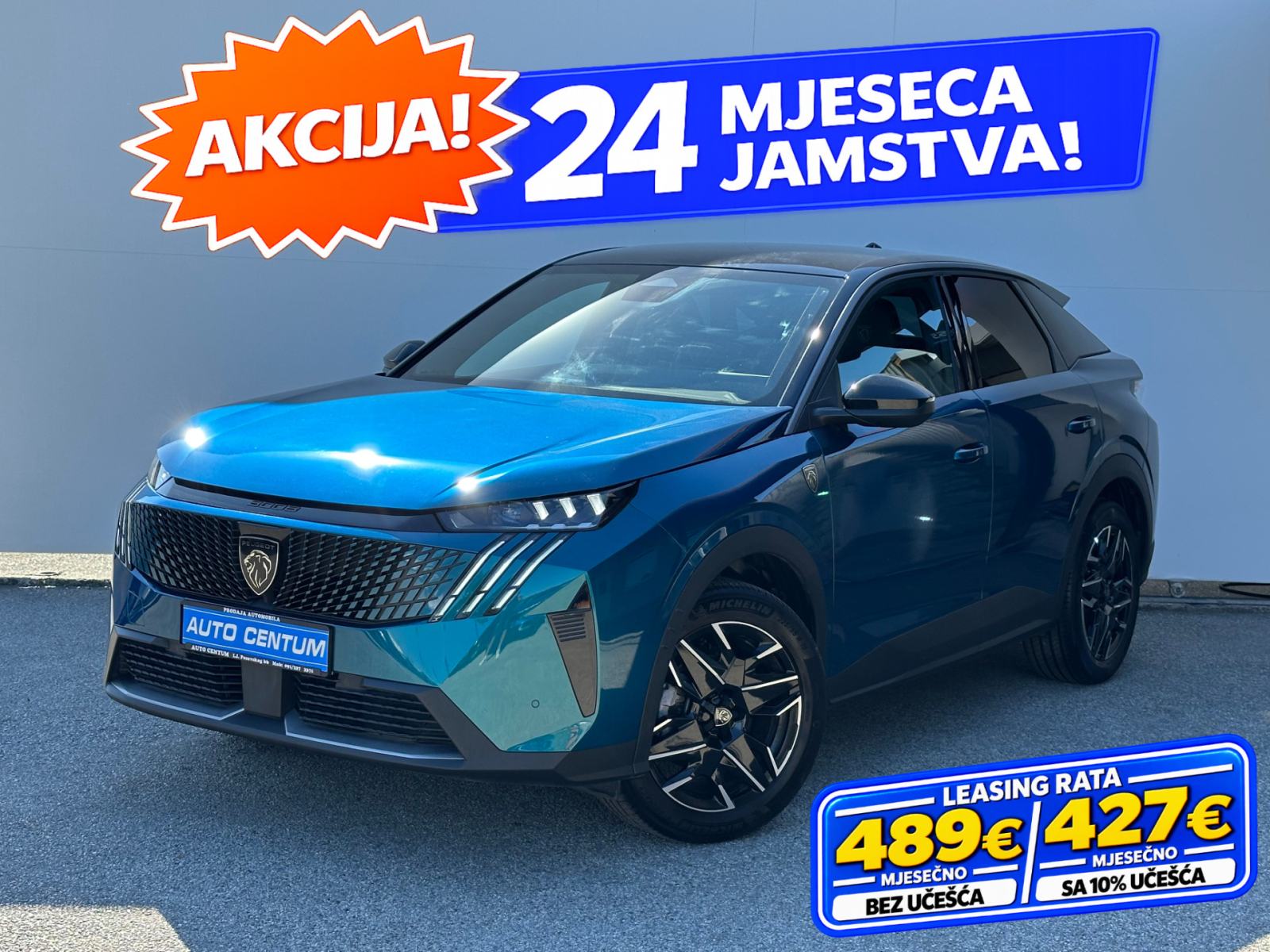 Peugeot 3008 HYBRID 145 GT E-DCS 6| 24MJ JAMSTVA | U PDV-U