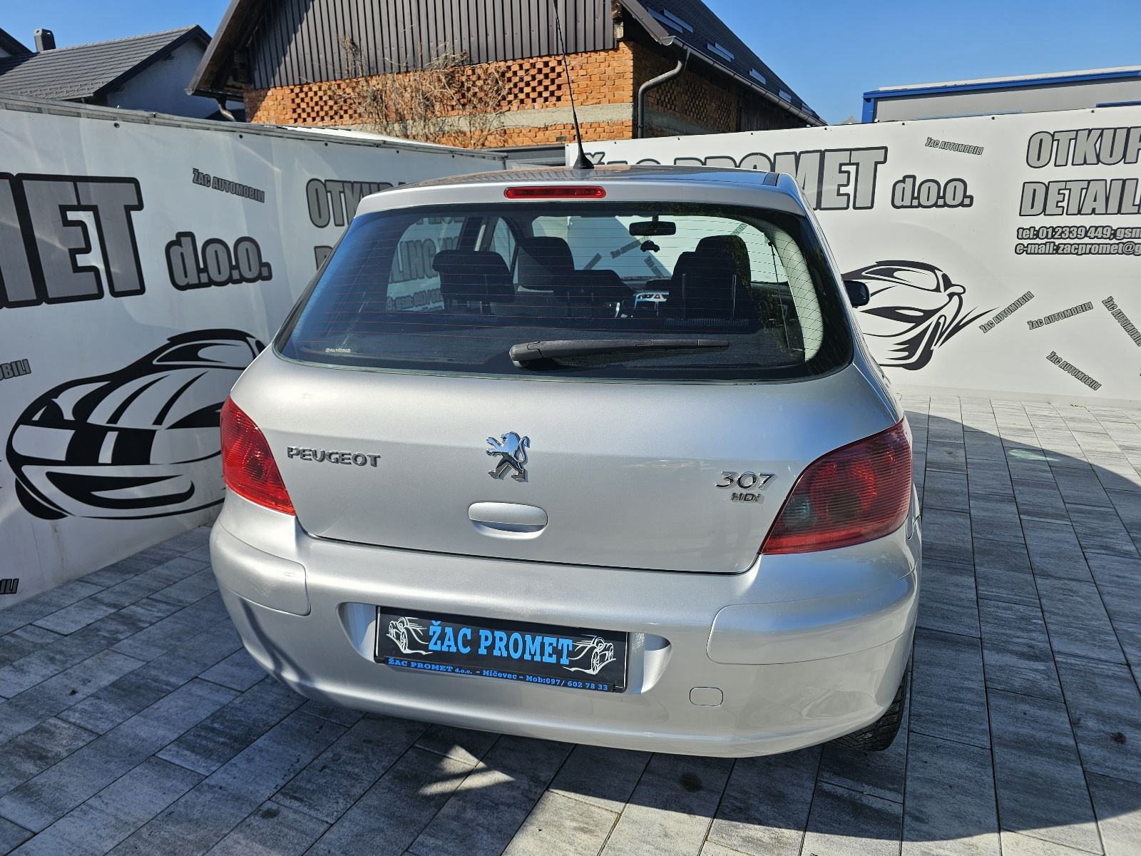 Peugeot 307 1,6 HDi #HR AUTO# KLIMA# KARTICE DO 36 RATA, fotografija 19