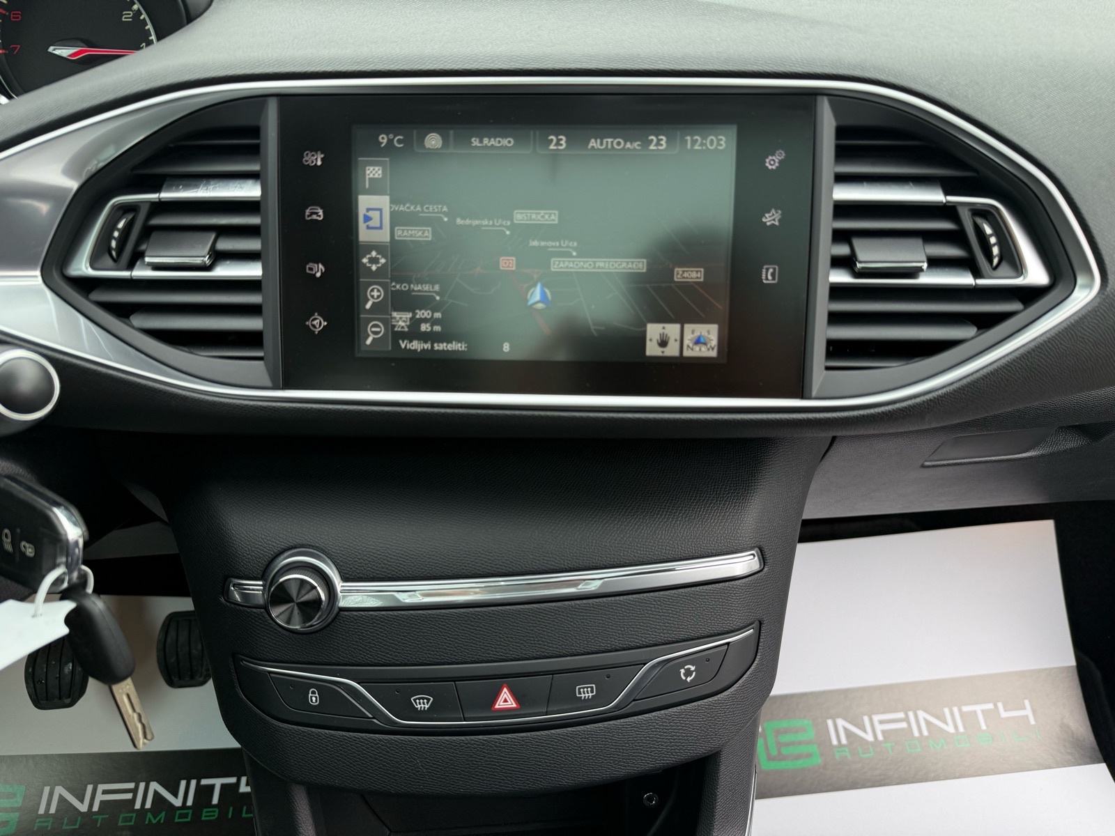 Peugeot 308 1,2 LEASING BEZ UČEŠĆA, NAVI, FULL LED, KAM, ALU, PANORAMA, fotografija 15
