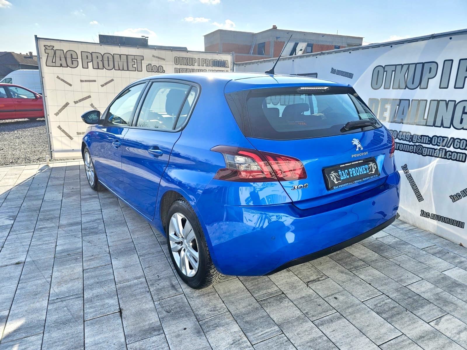 Peugeot 308 1,5 BlueHDi ACTIVE #HR AUTO# 103 TKM# LEASING-KARTICE, fotografija 18