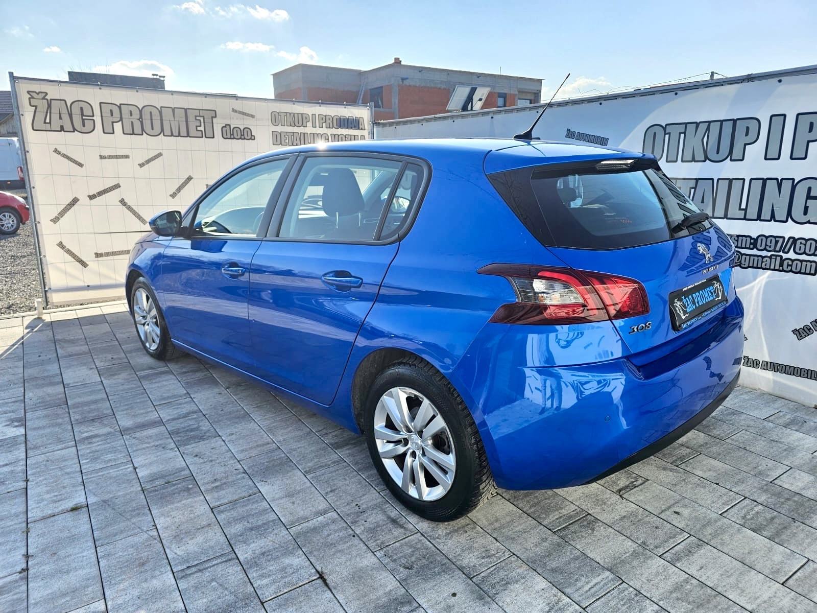 Peugeot 308 1,5 BlueHDi ACTIVE #HR AUTO# 103 TKM# LEASING-KARTICE, fotografija 19