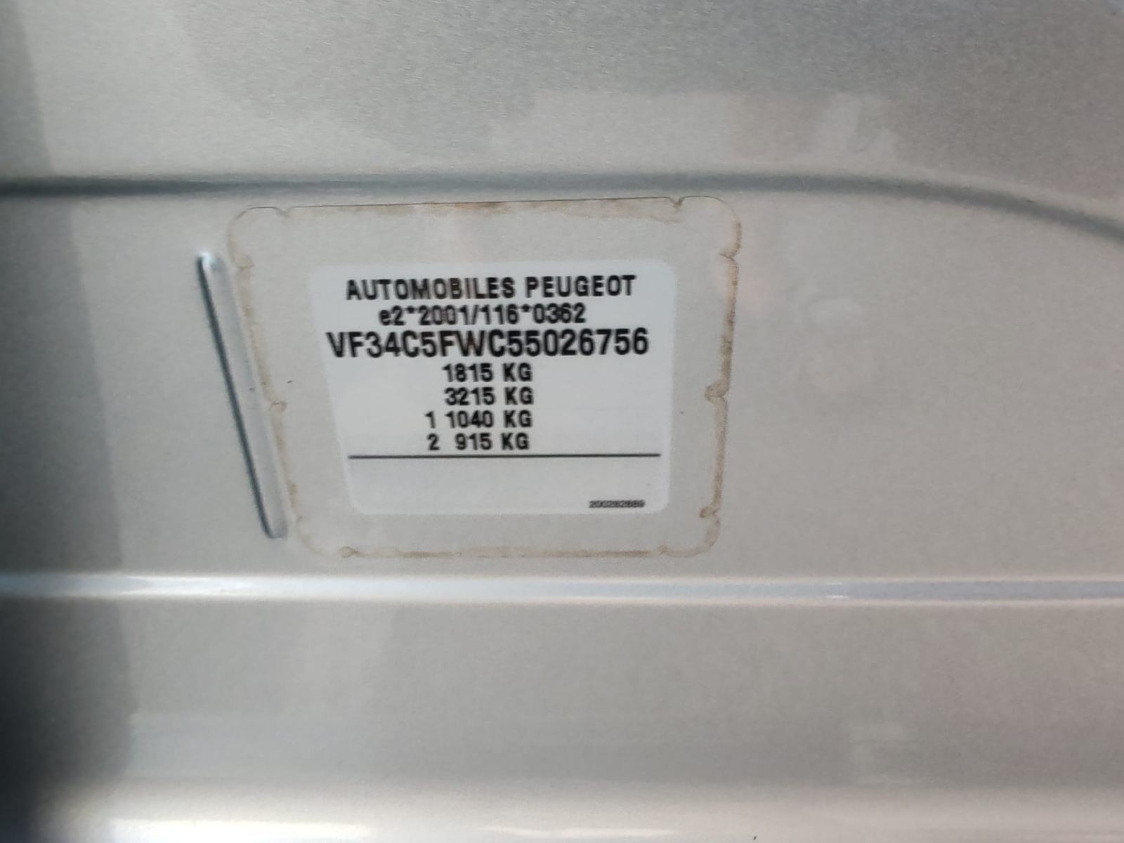 Peugeot 308 1,6 155000 km, 2007 g kartice do 36 rata, fotografija 19