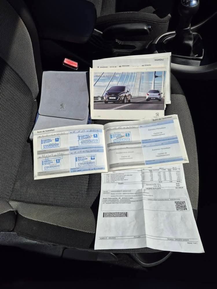 Peugeot 308 1,6 HDi,servisiran,sačuvan,odličan,reg 3/27, fotografija 15