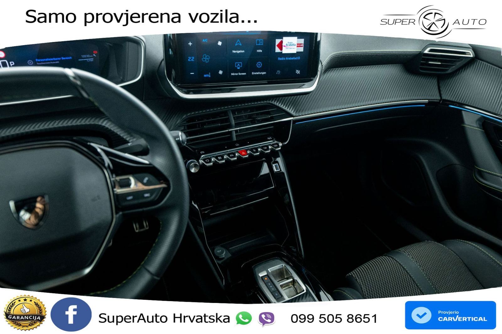 Peugeot e-2008 GT 136 KS, KAM+VIRT+NAVI, fotografija 14