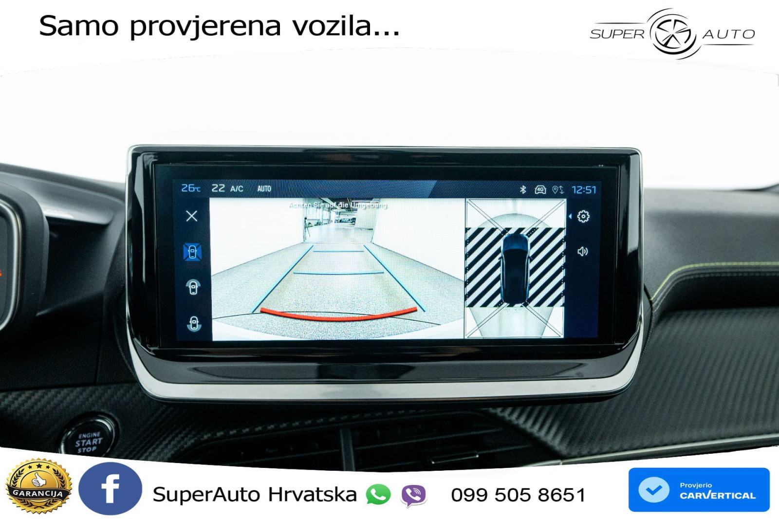 Peugeot e-2008 GT 136 KS, KAM+VIRT+NAVI, fotografija 15