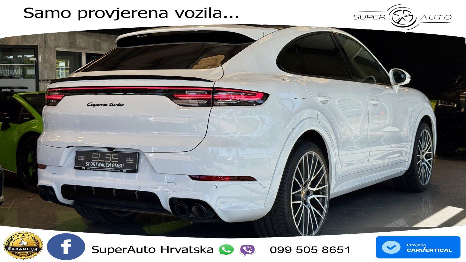 Porsche Cayenne Coupe Turbo 4.0 V8 Tiptronic S 549 KS, ZRAČNI+360+4xGR, fotografija 4