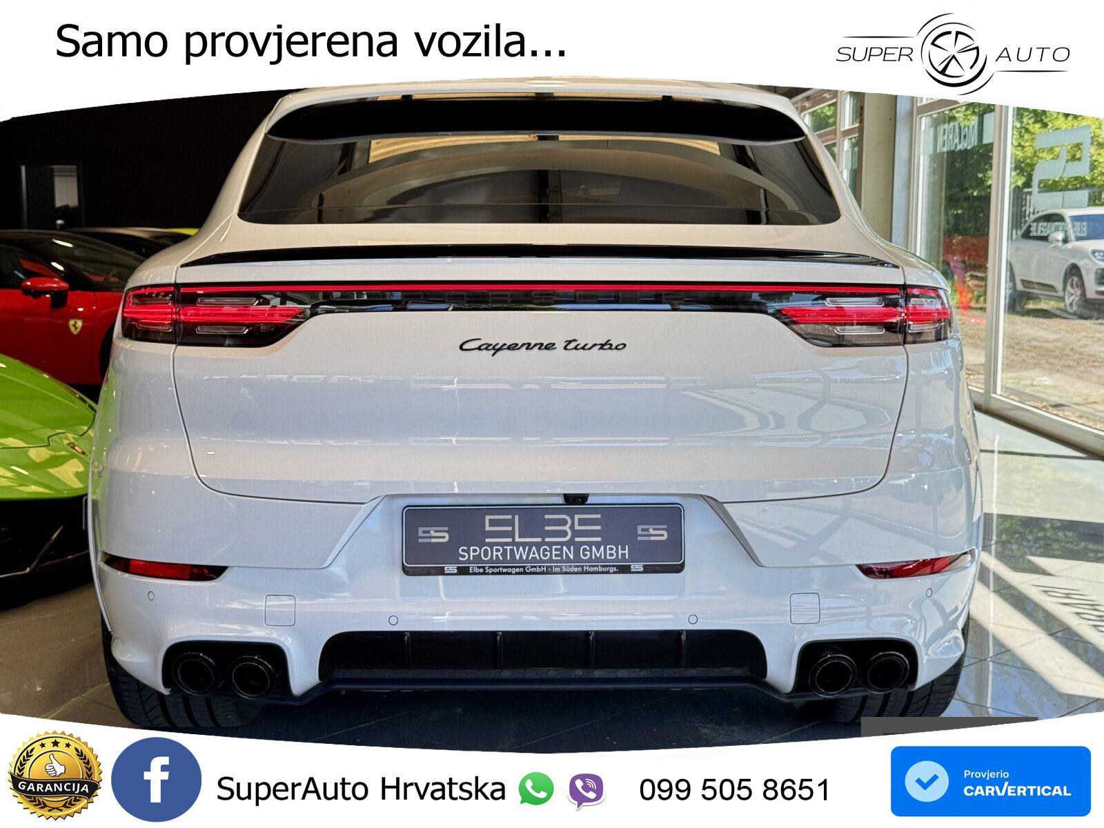 Porsche Cayenne Coupe Turbo 4.0 V8 Tiptronic S 549 KS, ZRAČNI+360+4xGR, fotografija 5