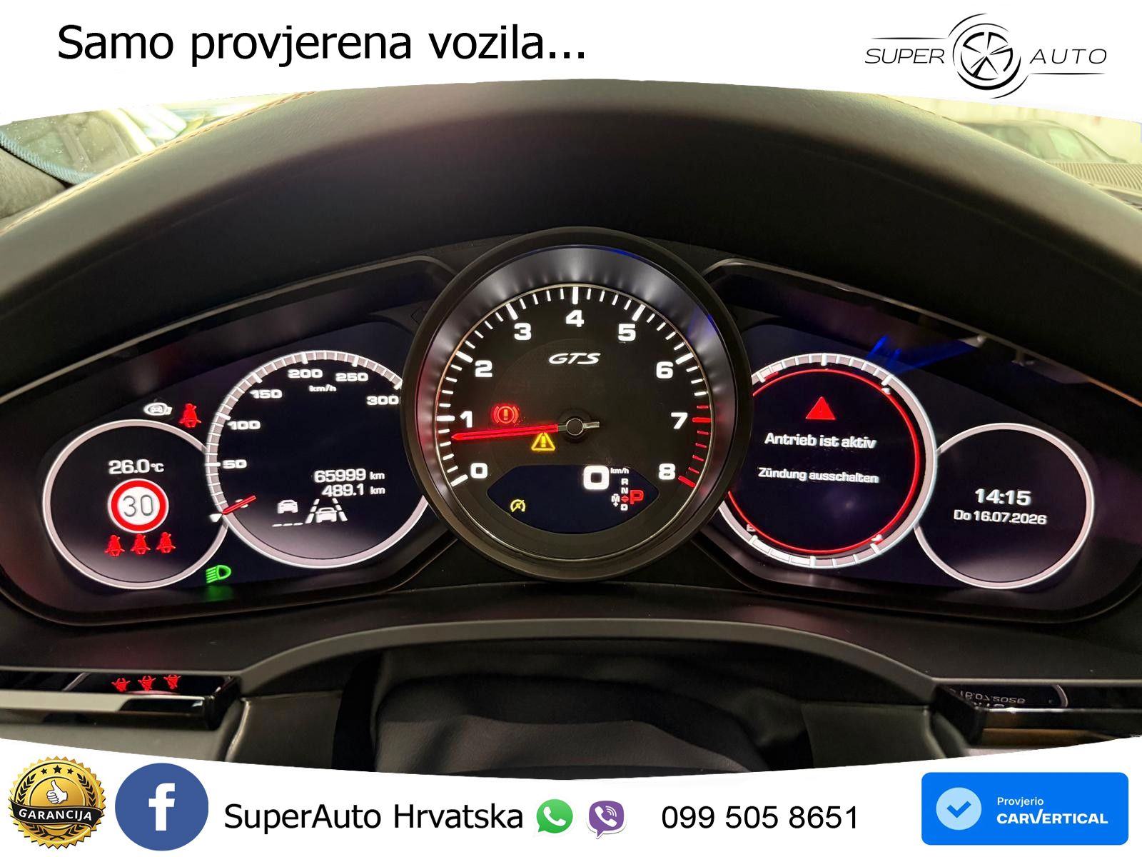Porsche Cayenne GTS 4.0 V8 Tiptronic S 460 KS, ZRAČNI+ACC+4xGR SJED+PA, fotografija 12