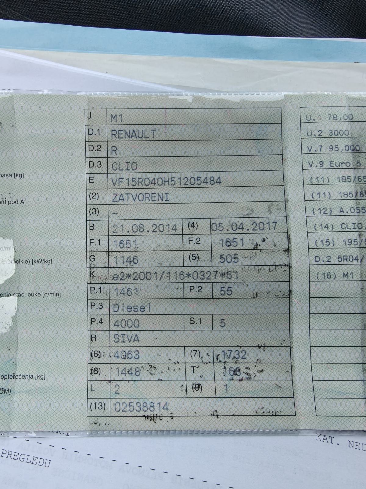 Renault Clio 1.5 Dci, vlasnik, fotografija 12