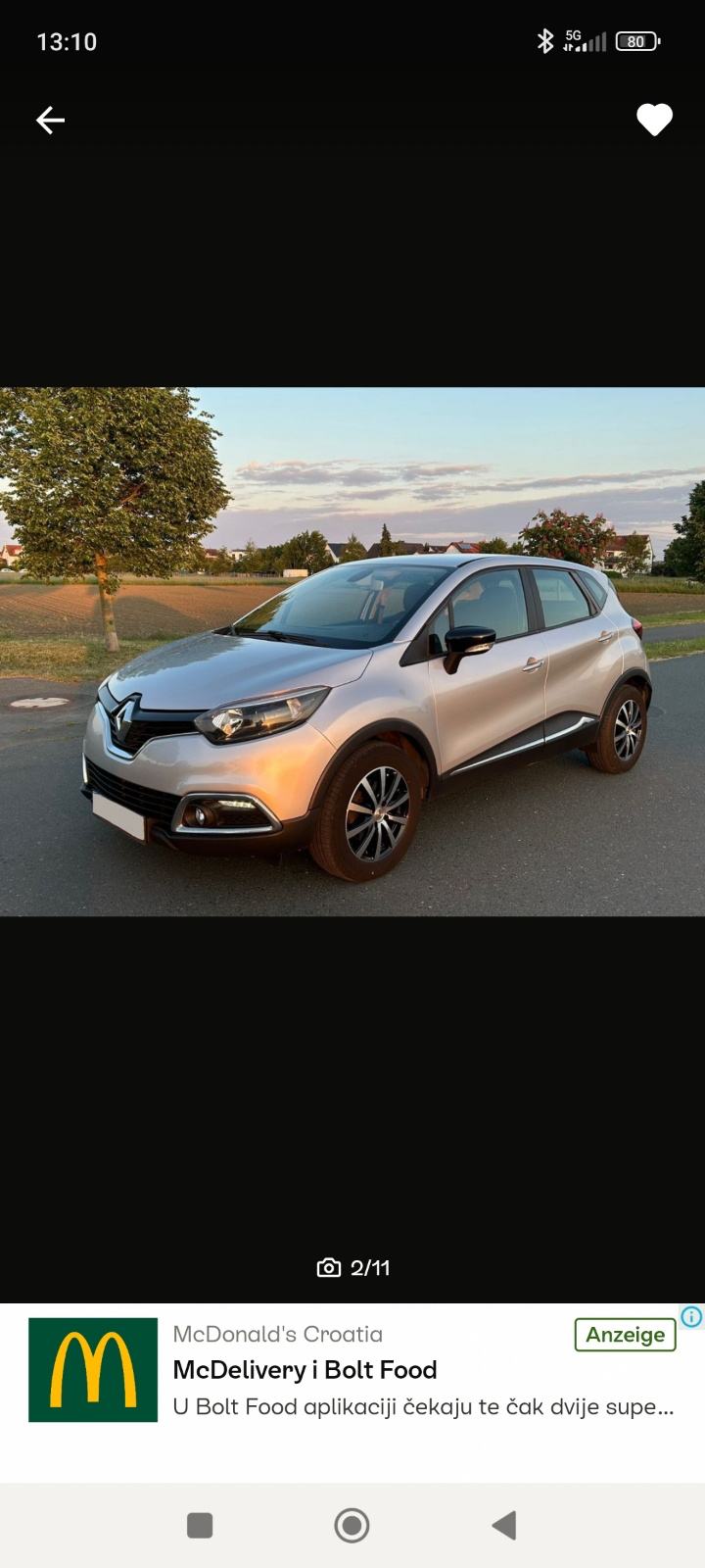 Renault captur 1,5 dCi, fotografija 9