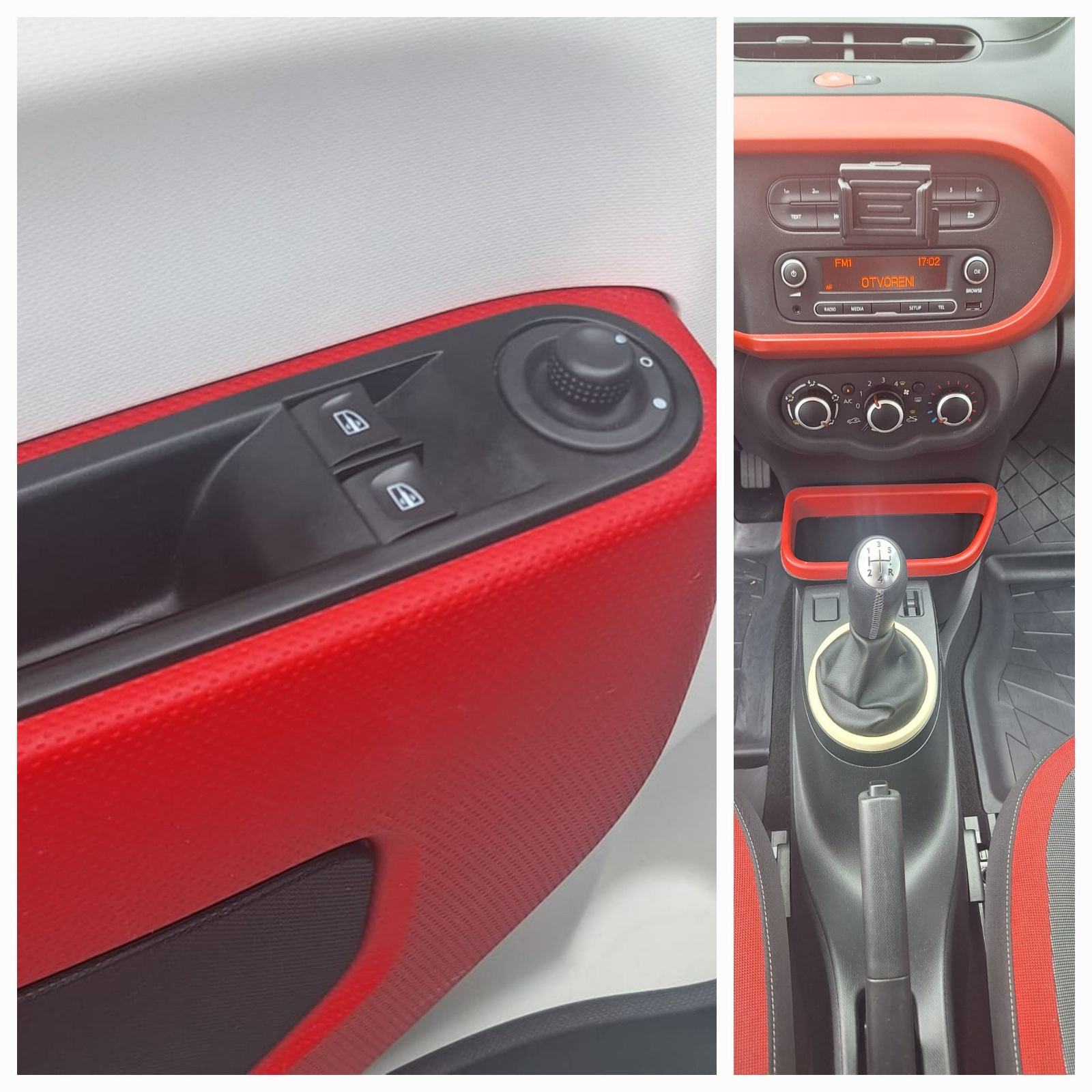 Renault Twingo 1.0 CABRIO-POMIČNI KROV 72.000 km OVL. SERVIS REG 1 GOD, fotografija 15